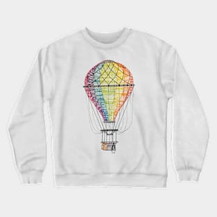 Vintage Hot Air Balloon Crewneck Sweatshirt